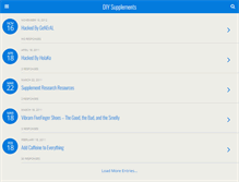 Tablet Screenshot of diysupplements.com